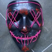 Неоновая маска (розовая)