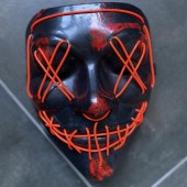 Неоновая маска (красная)