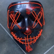 Неоновая маска (красная) в Новосибирске