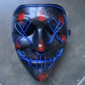 Неоновая маска (синяя)