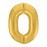Шар Ag 40" Цифры, Slim, Золото Шар Ag 40" Цифры, Slim, Золото
